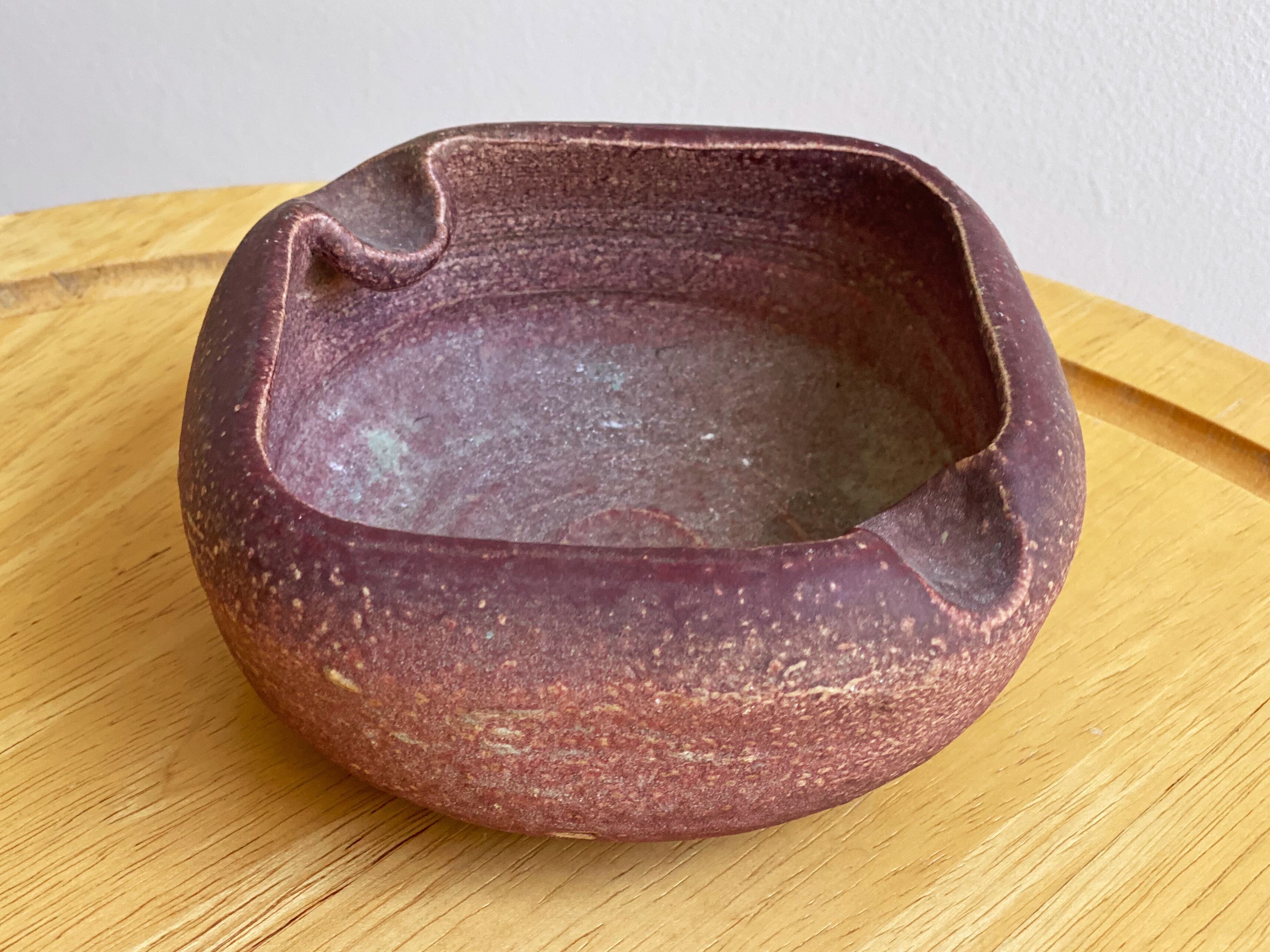 Dutch vintage Mobach Ashtray, Mid Century ceramics