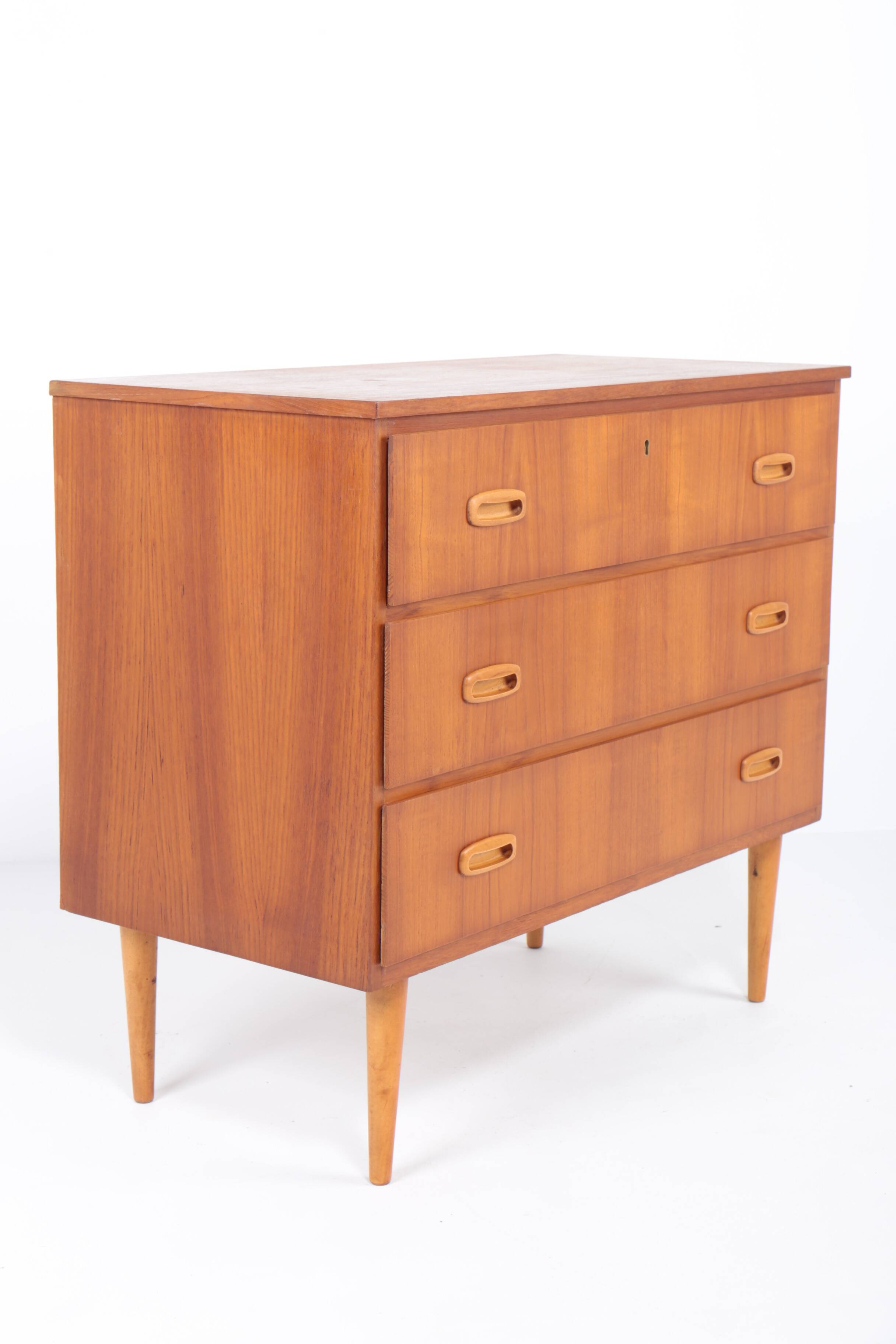 Commode vintage en teck, années 60