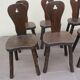 Lot 6 mountain known as savoy saddle vintage chairs