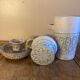 Ceramic Candle holder and Vase Set - Jean Austruy 50s-60s handmade