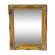 Miroir cadre doré rectangulaire