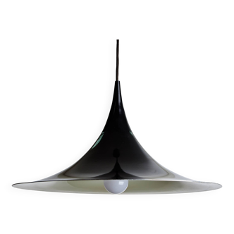 Black and White Cone Shaped Pendant