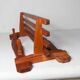 60's coat rack in solid beech