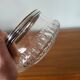Glass cup and silver frame