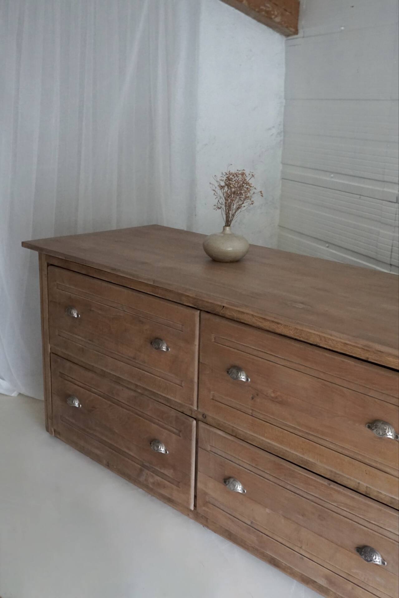 Large workshop furniture - Old bakery counter - Double-sided