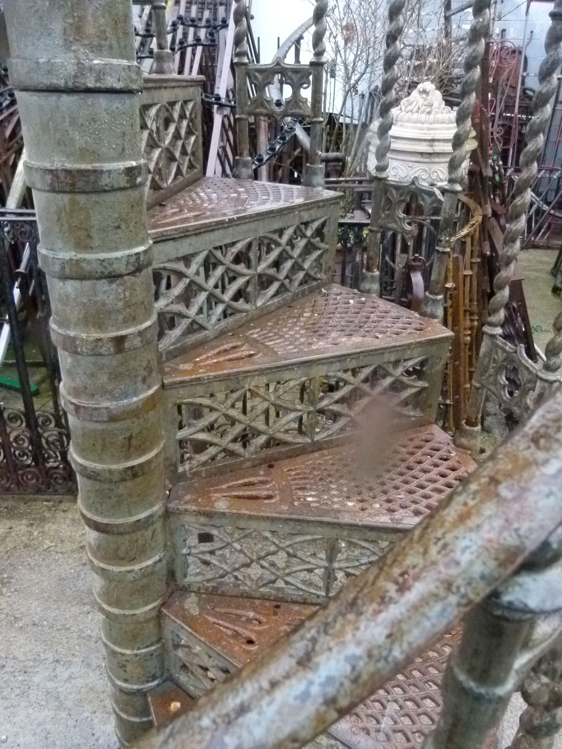 Cast iron staircase nineteenth