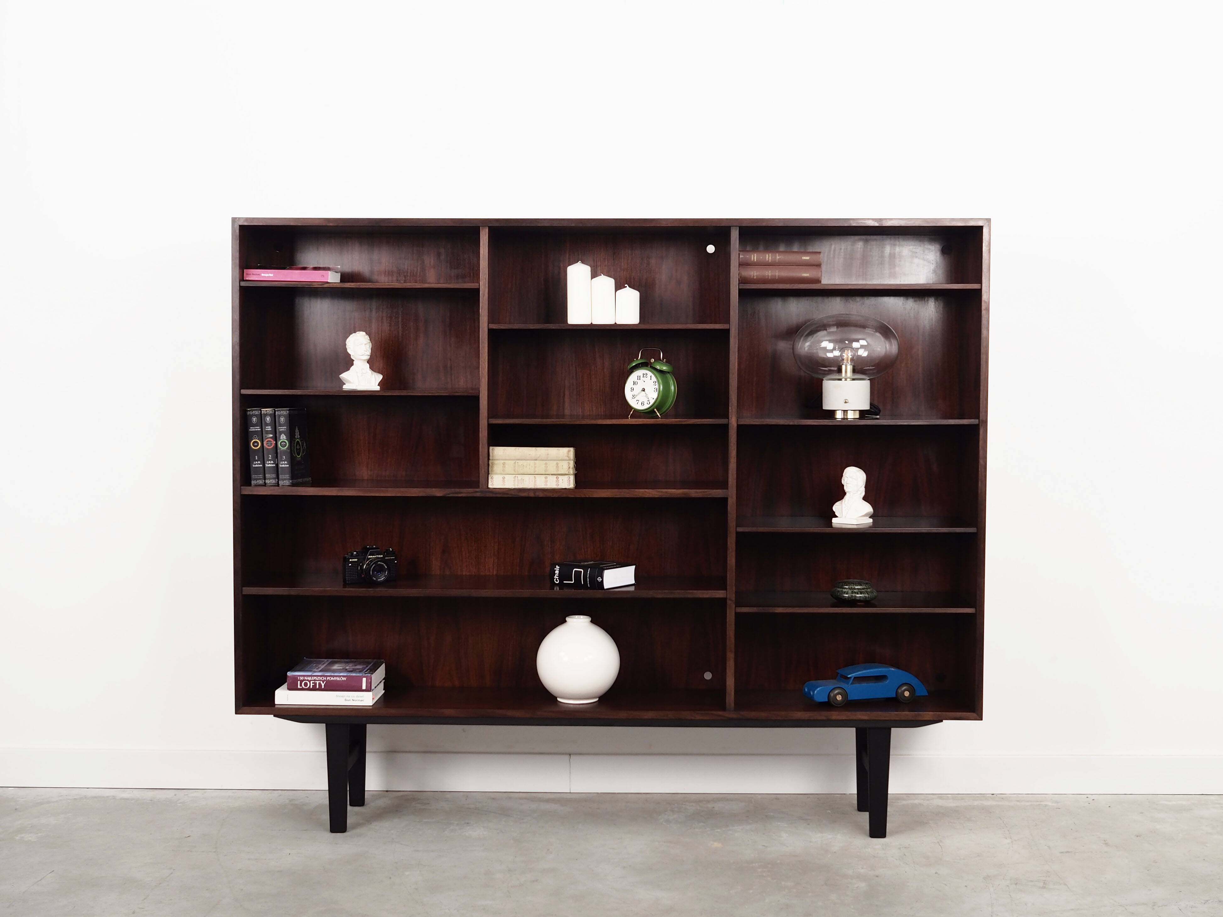 Rosewood bookcase, Danish design, 1970s, manufacturer: Omann Jun