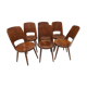 Set of 6 Baumann Bistrot chairs, Mondor model, vintage 1970