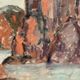 Original Large Swedish Oil on Panel – “Coastal Landscape” – Signed – Vintage & Framed