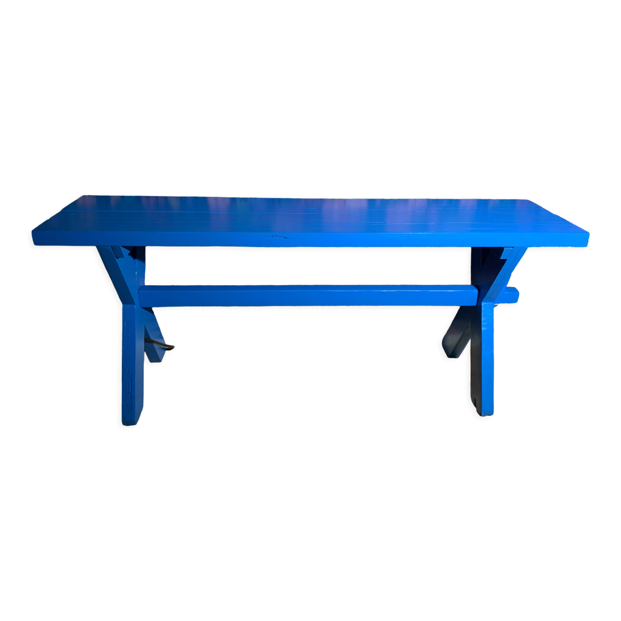 Farm bench - cobalt blue Portugal