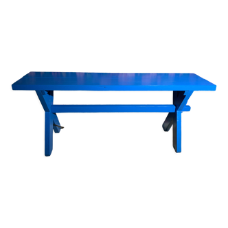 Farm bench - cobalt blue Portugal
