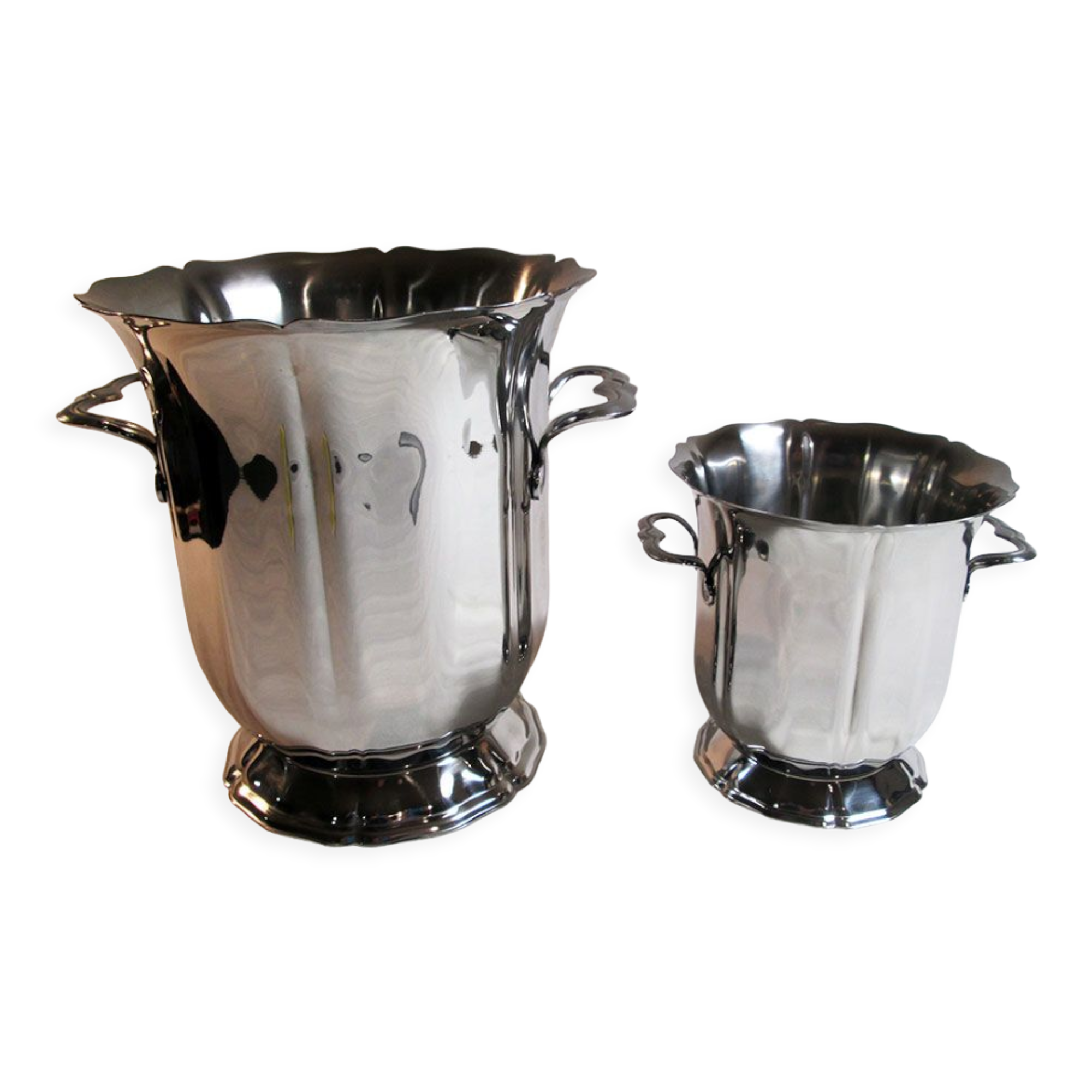 Guy Degrenne champagne bucket and ice bucket
