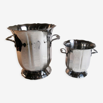 Guy Degrenne champagne bucket and ice bucket
