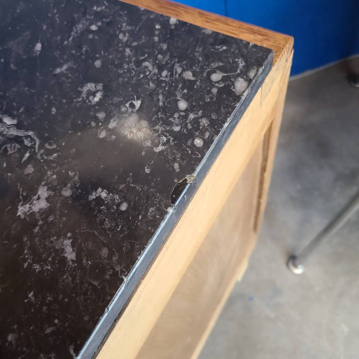 End table, vintage art deco bedside