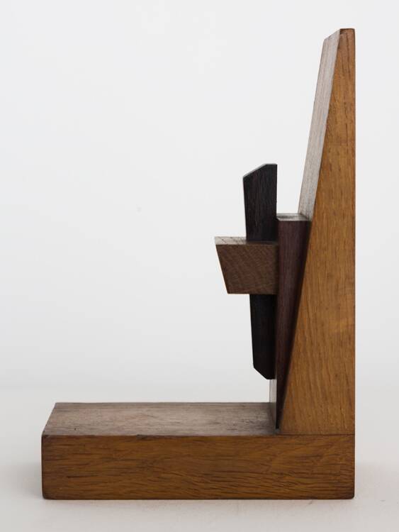 1960s wooden bookends