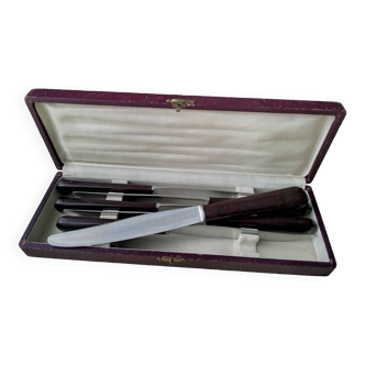 Box of 6 Apollonox bakelite table knives