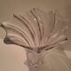Vase en cristal signé Art Vannes France h 32 cm