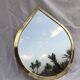 Lot de 4 miroirs en laiton – Artisanat marocain – fait main
