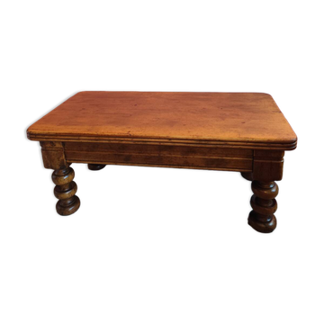 Solid wood coffee table