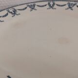 Set of 7 flat plates terre de fer u&c sarreguemines and digoin