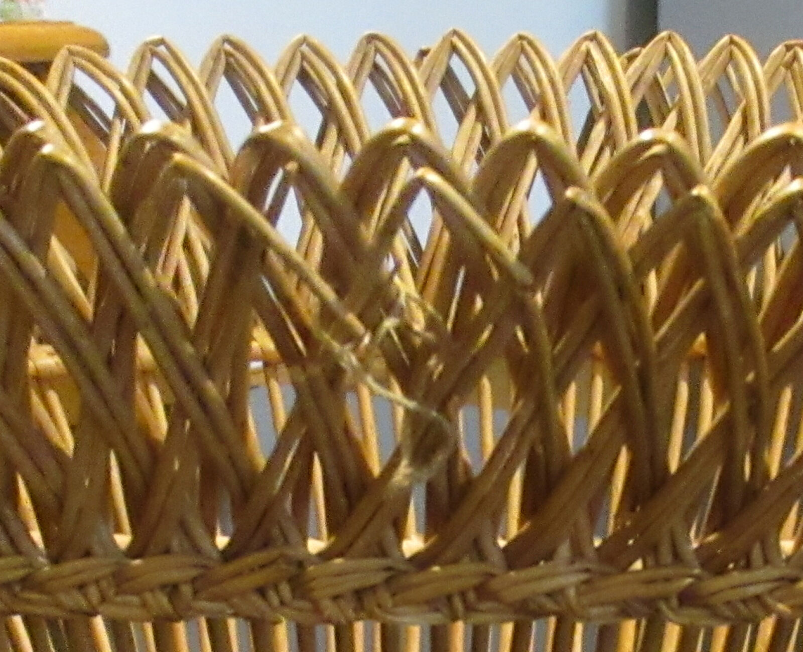 Large fruit basket, late nineteenth.