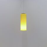 Hanging lamp of Bruno Gatta for Stilnovo in yellow Murano glass, 1950s