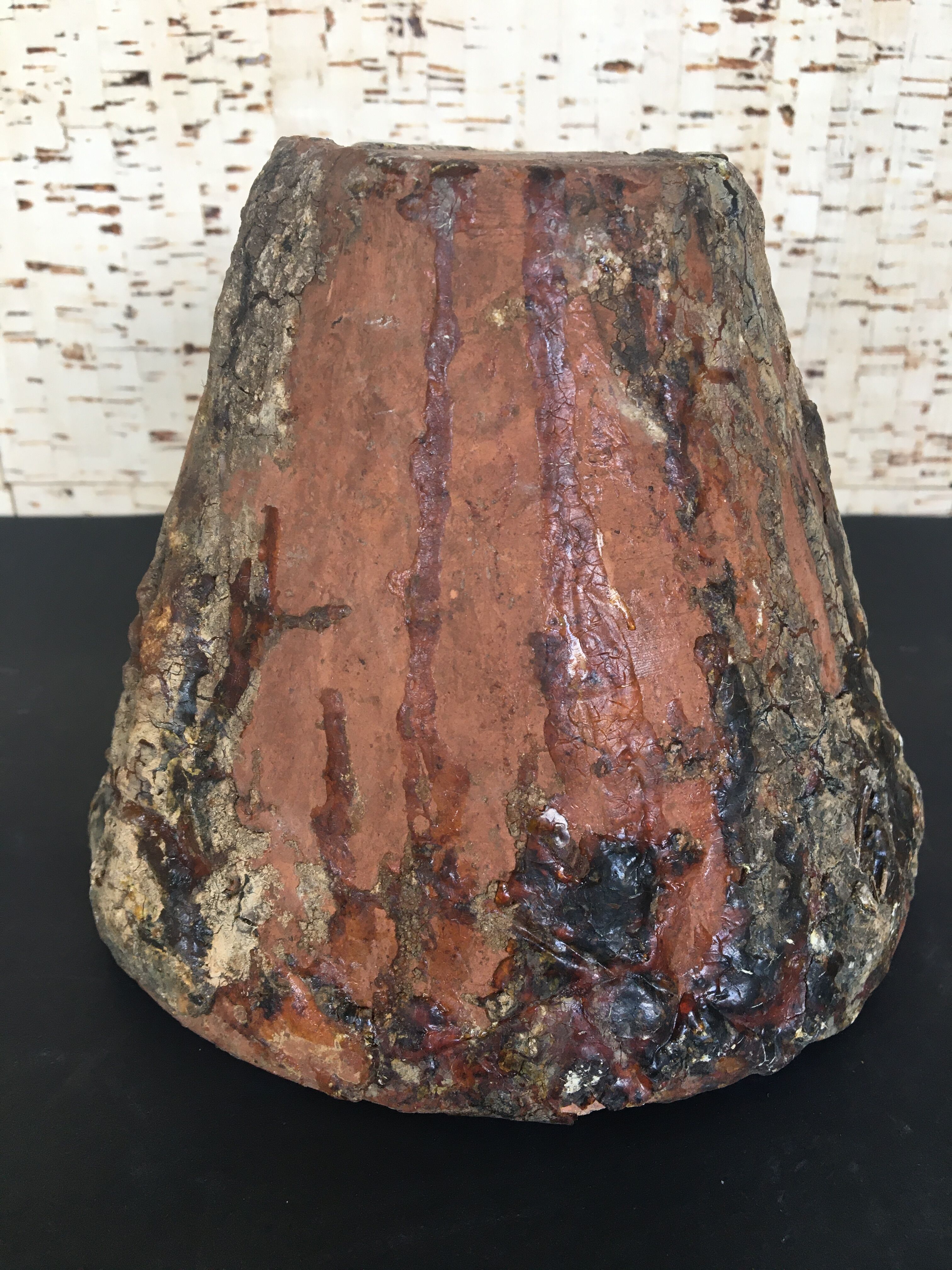 Terracotta resin pot