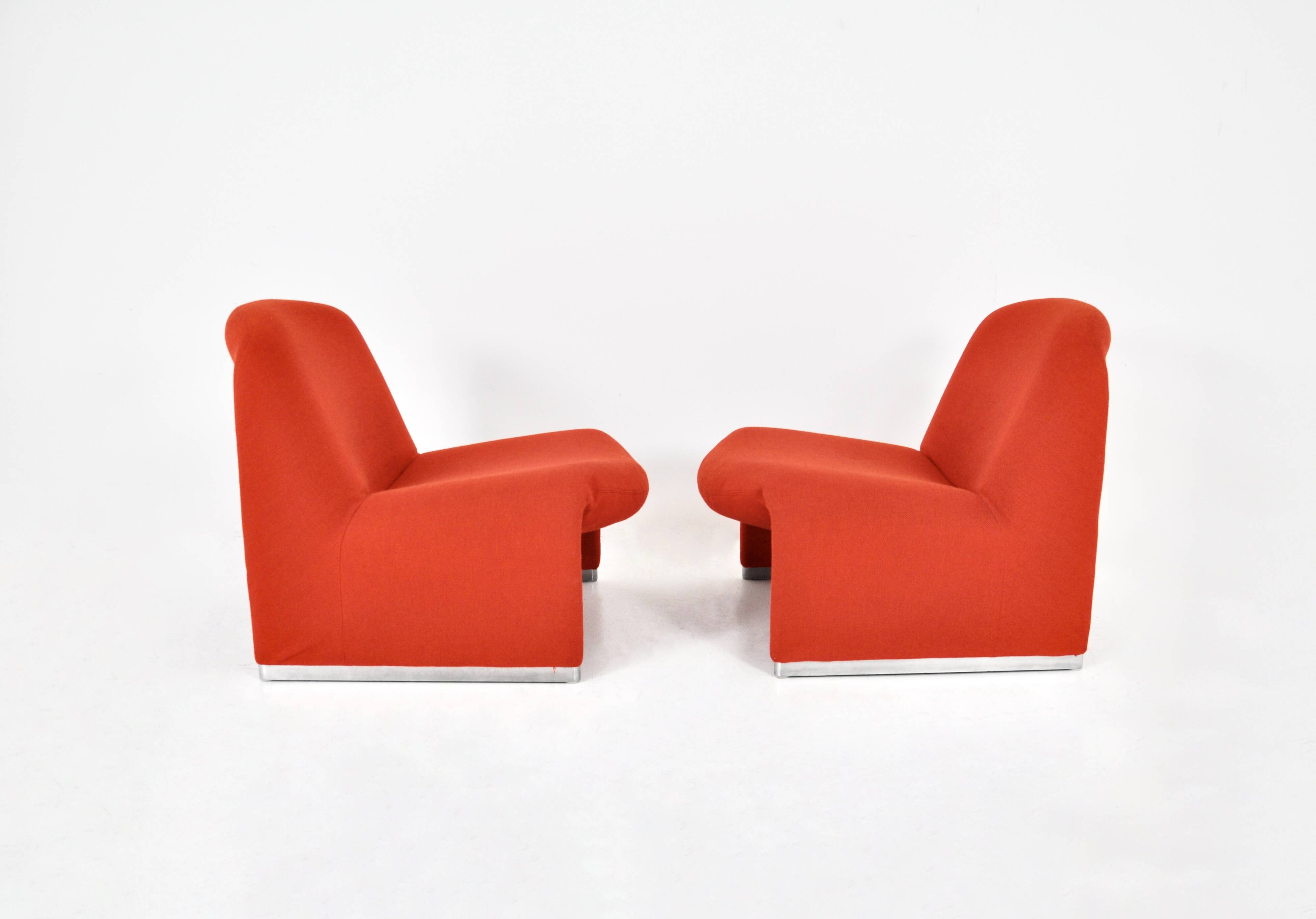 Set of 2 Alky armchairs by Giancarlo Piretti for Anonima Castelli, 1970s