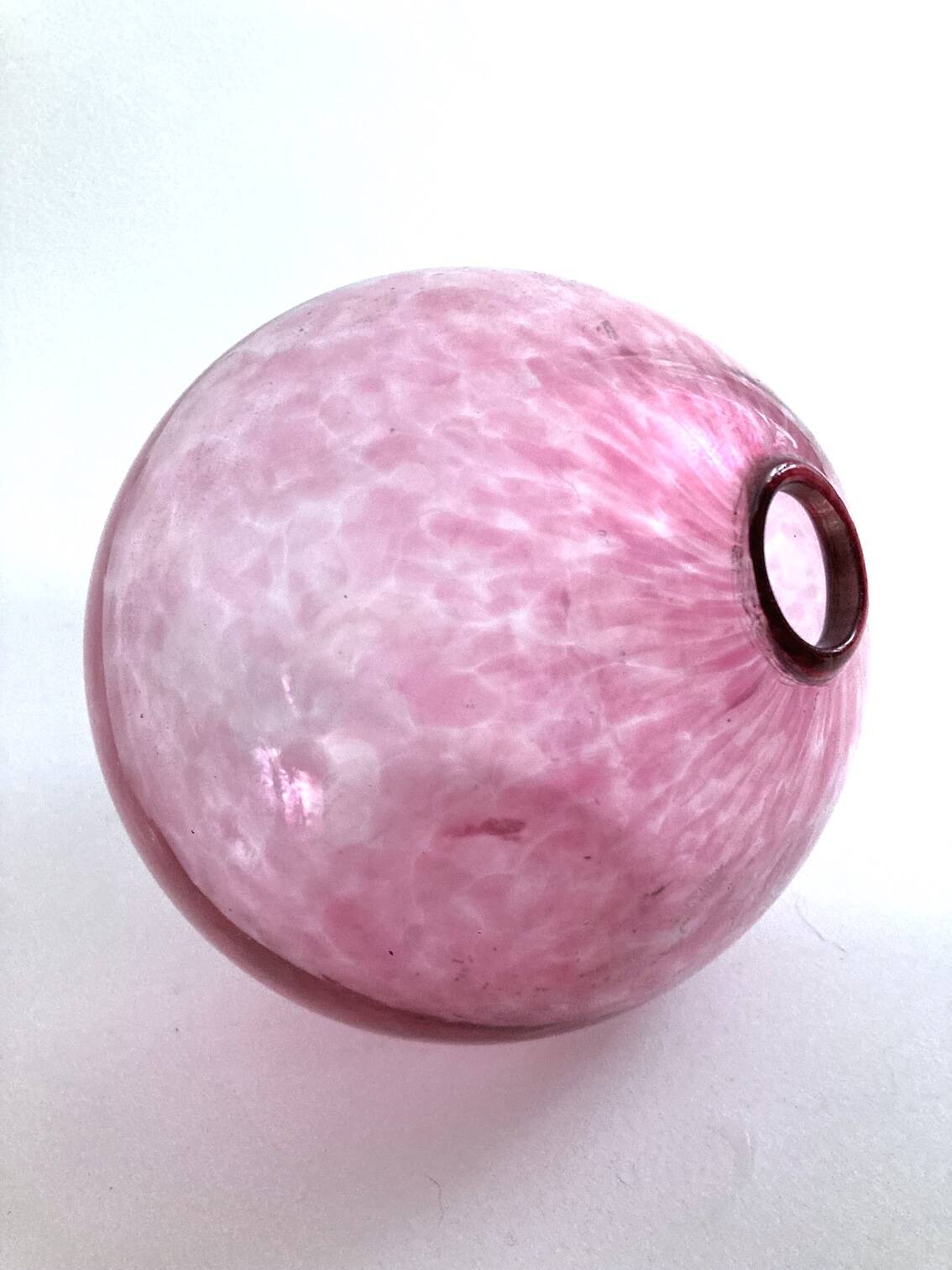 blown glass bud vase