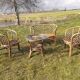 Rattan lounge