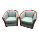 Paire de fauteuils vintage