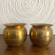 Paire de cache pots en laiton 