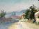Landscape puydômois of j.bornot (xix-xxth)