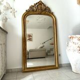Antique Louis-Philippe mirror with pediment