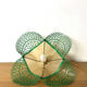 Lampe suspension vintage verte - upcycling