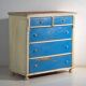 Antique painted pine commode – Central Europe, circa 1890