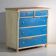 Antique painted pine commode – Central Europe, circa 1890