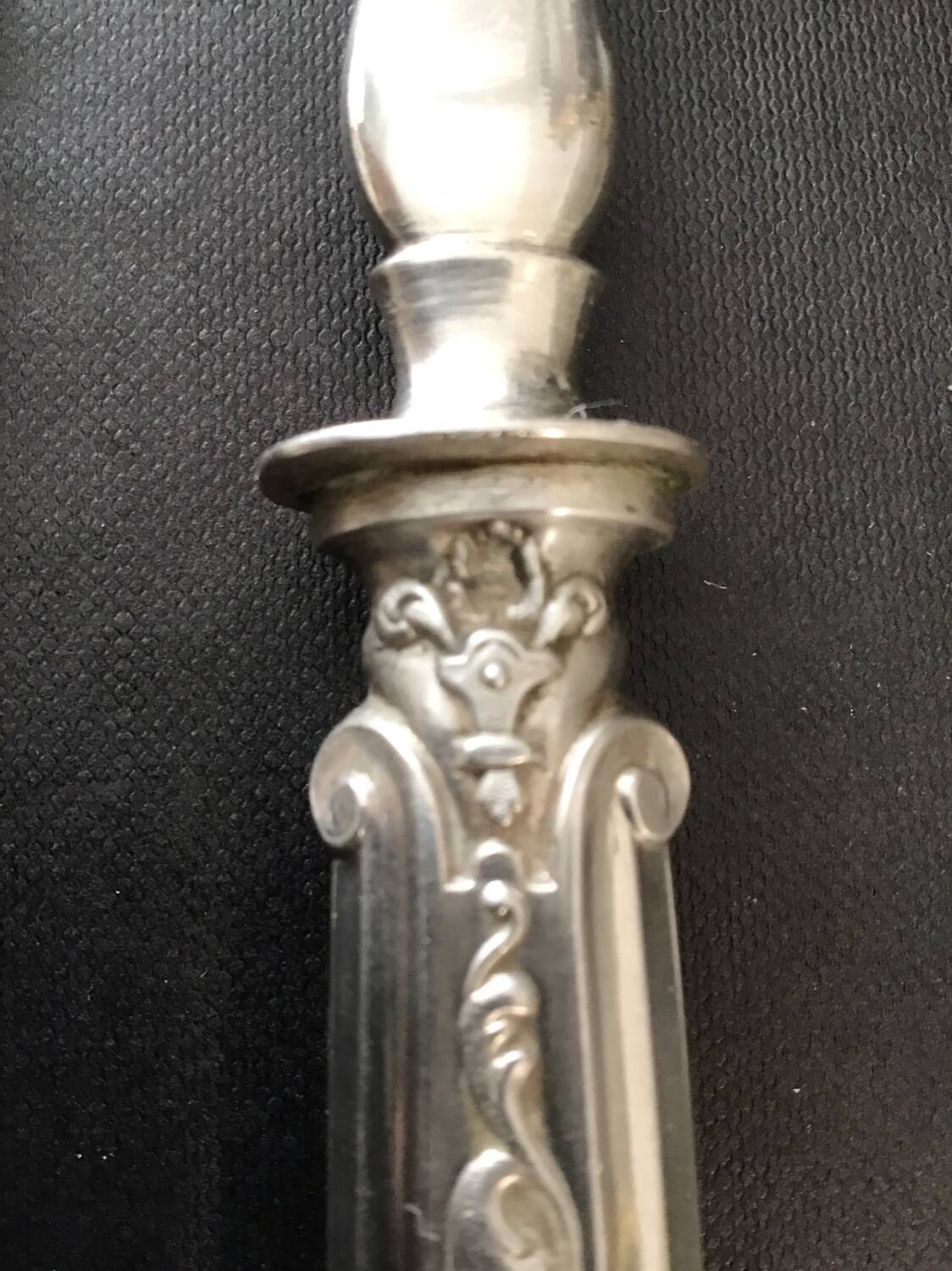 Couvert Christofle ancien service à poisson couteau fourchette