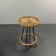 Midcentury Dutch rattan bamboo bar stools by Rohé Noordwolde, 1950s