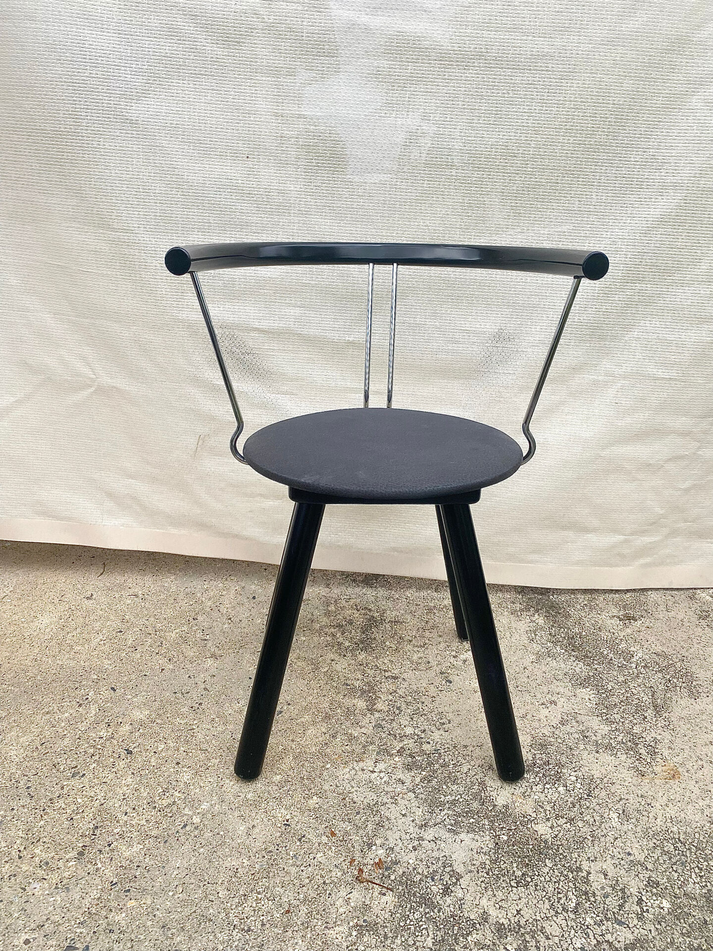 Techna armchairs – asahi kogyo, italian manufacture, 1990s