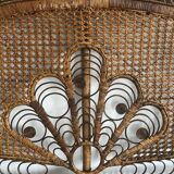 Rattan headboard