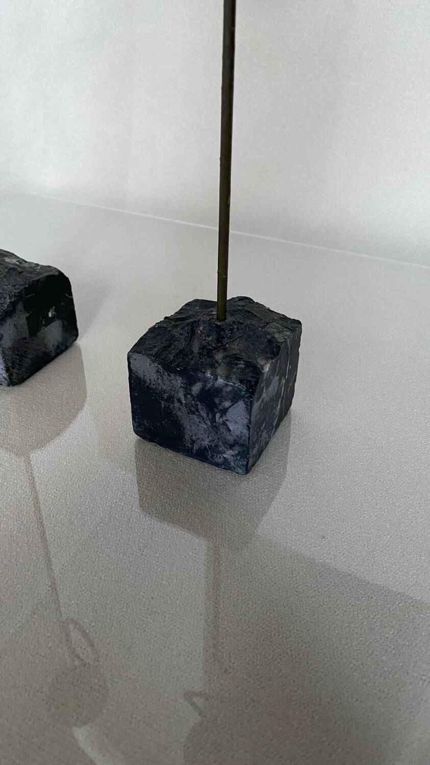 Set of 2 vintage candlesticks by Ehlen Johansson