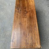 19th century solid oak farmhouse or monastery coffee table