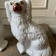 Pair of ceramic Staffordshire dogs late 19th century
