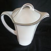 Art Deco coffee service for 6 people in porcelain Winterling Marktleuthen Bavaria (22 pieces)