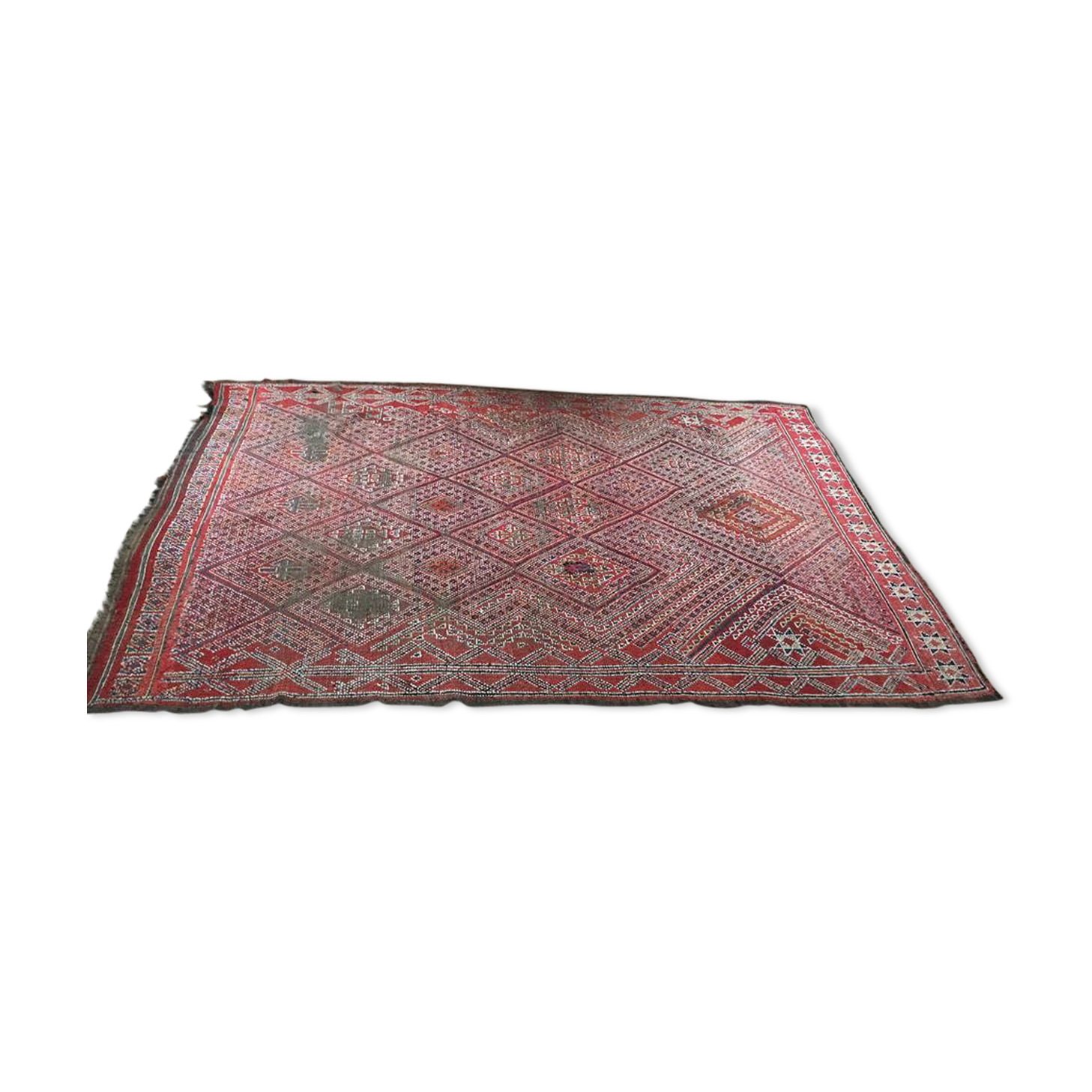 Handmade vintage kilim rug, 297cmx189 cm