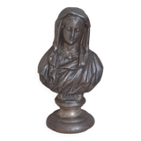Statuette bust Marie signed DSR