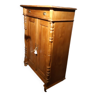 English pine cabinet