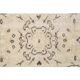 1970s Turkish Oushak Handmade Wool Cotton Beige Area Rug115x202