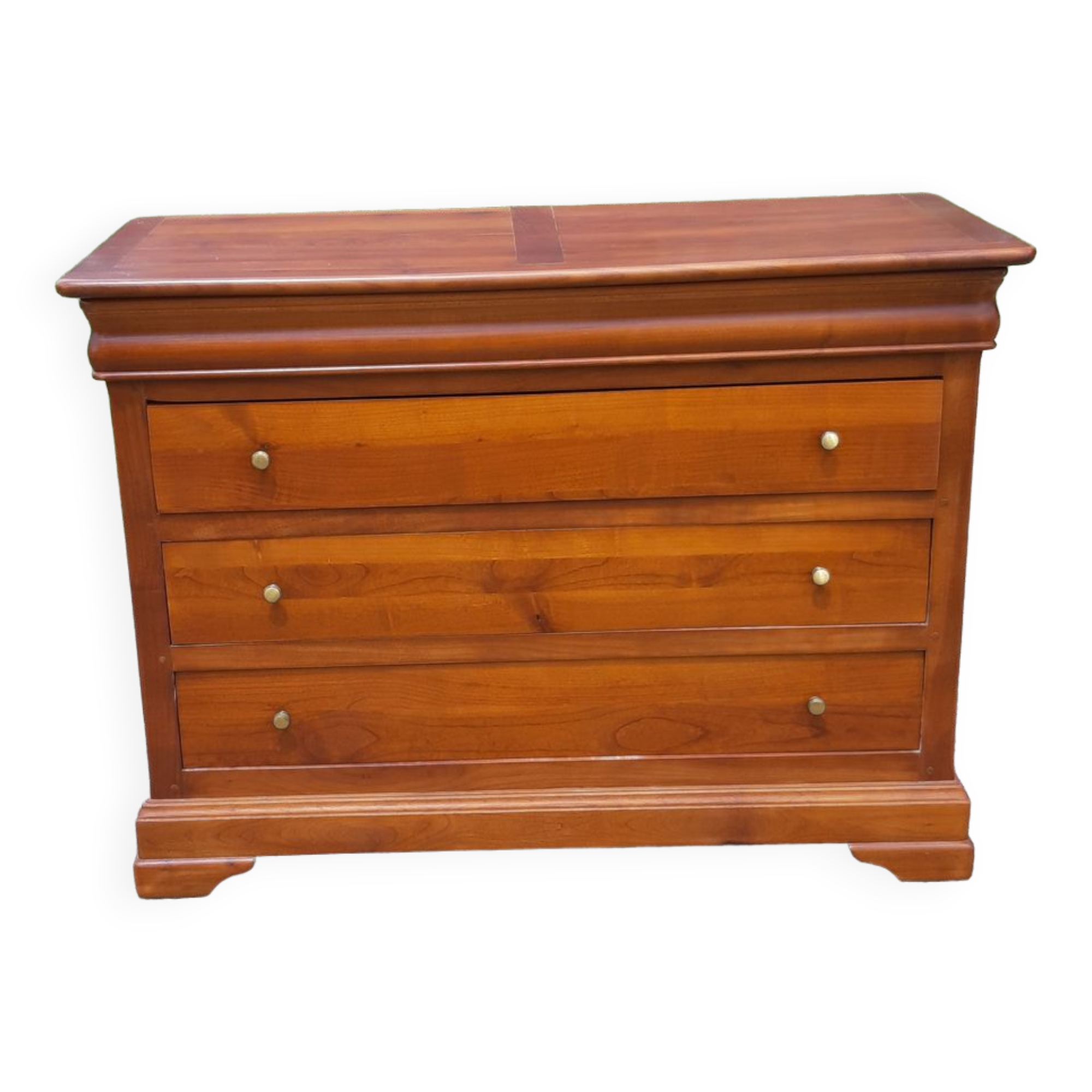 Cherry wood chest of drawers with 4 drawers
